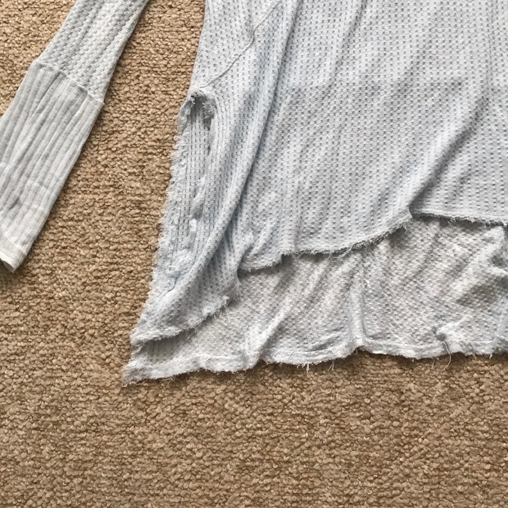 Free people long sleeve waffle shirt - Picture 3 of 4